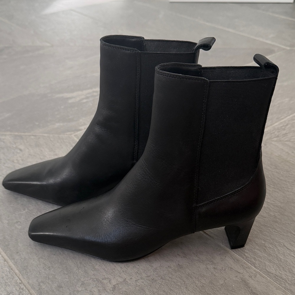 Mango Black Ankle Boots